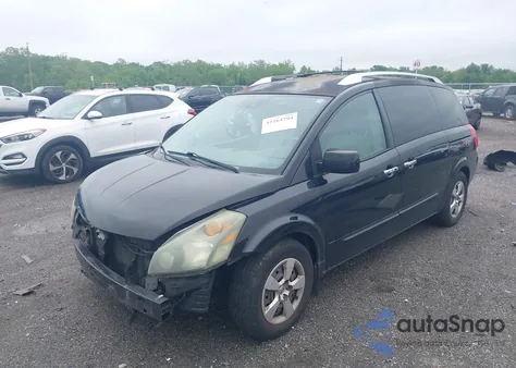 2007 Nissan Quest 3.5 S из США, поврежденный, VIN 5N1BV28UX7N132866